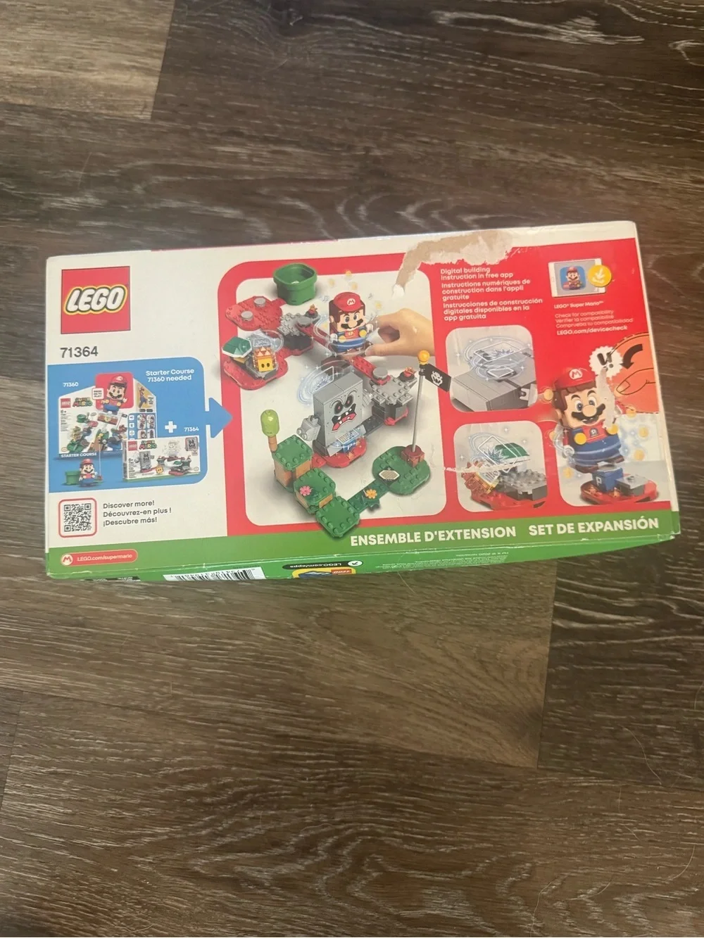 LEGO Super Mario Whomp's Lava Trouble Expansion Set - Red/Black/Gra